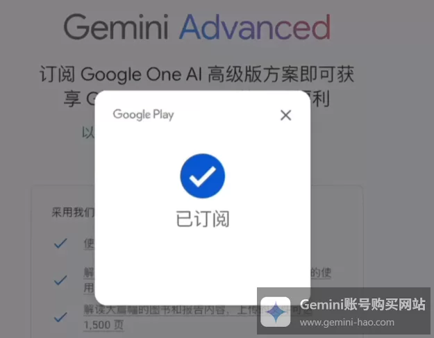 Gemini Pro账号购买：会员充值/代充详细教程！